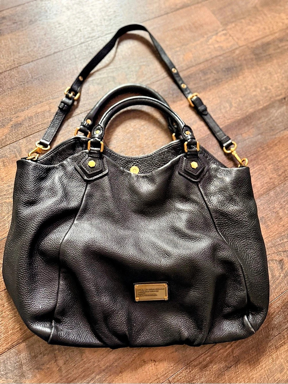 Marc Jacobs Black Leather Shoulder Bag
